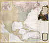 A New Map Of North America, With The West India Islands ...