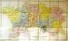 Map Of The Island Of Jersey Divided Into Parishes ...