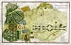Plan Of Woodstock Park, With Blenheim House, Gardens &c