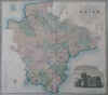 Map Of The County Of Devon