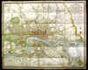 A New Map Of London And Its Environs From An Original Survey ...