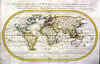 A New And Accurate Map Of The World... Magellan...Drake...Anson