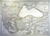 Carte De L'Empire De La Turquie, En Europe Et En Asie ...