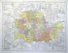County Of London Showing Metropolitan Boroughs