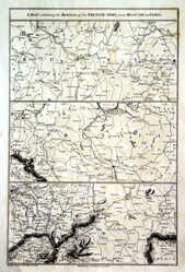 A Map Exhibiting The Retreat Of The French Army From Moscow ...