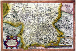 Saxoniae, Misniae, Thuringiae, Nova Exactissimaq[ue] Descriptio