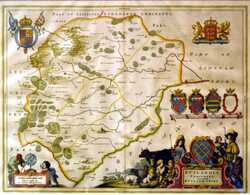 Rutlandia Comitatus.  Rutland Shire