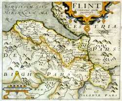 Flint Comitatus : C.Saxton / W.Kip