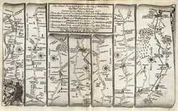 The Road From London To The City Of Bristol ...