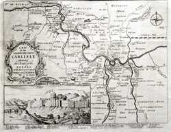 ... Countries Adjacent To Carlisle ... The Route Of The Rebels