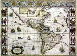 Americae Nova Tabula. ...