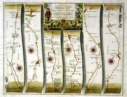 The Roads From Chelmsford ... To St. Edmonds-Bury ... [Plate 92]