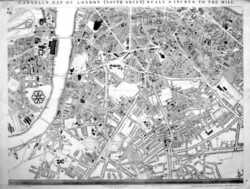 Cassell's Map Of London (South Sheet)