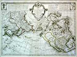 Carte Des Nouvelles Decouvertes Au Nord De La Mer Du Sud ...