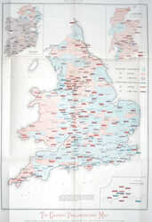Parliamentary Map. Showing Members Returned ...
