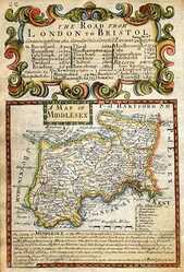 A Map Of Middlesex