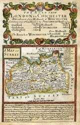 A Map Of Surrey