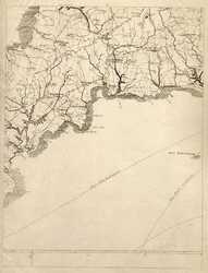 New Map Of England And Wales, With Part Of Scotland ...