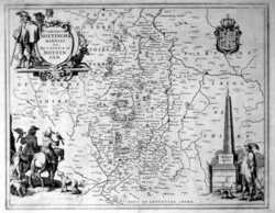 Comitatus Nottinghamiensis Sive The Countie Of Nottingam.