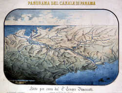Panorama Del Canale Di Panama