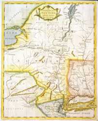 An Accurate Map Of New York In North America  ...