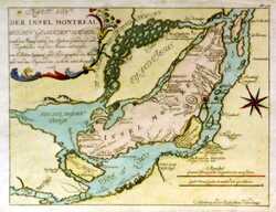 Karte Von Der Insel Montreal ...