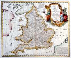 A New And Very Accurate Map Of South Britain Or England ...