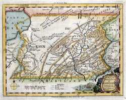 A Map Of The Province Of Pensilvania ...