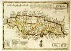 The Island Of Jamaica Divided Into Its Principal Parishes ...