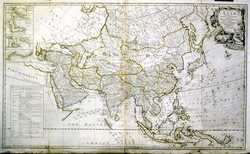 A New Map Of Asia Divided Into Its Empires And Kingdoms ...