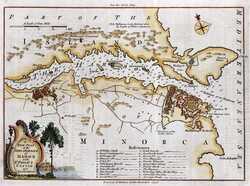 A New Plan Of The Town & Harbour Of Mahon ...