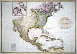 A Map Of North America Published Under The Patronage ...