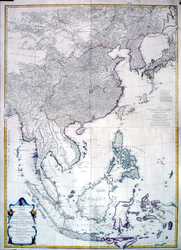 Seconde Partie De La Carte De L'Asie Contenant La Chine ...