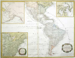 Karte Von Amerika Nach D'Anville Und Pownall