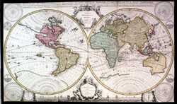Mappe-Monde Geo-Hydrographique, Ou Description Generale Du Globe