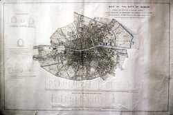 Map Of The City Of Dublin ... Situation Of Existing Sewers ...