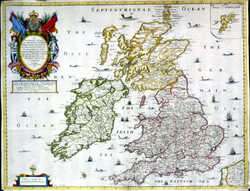 A Generall Mapp Of The Isles Of Great Britaine, ... Mr Sanson