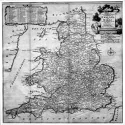 A New & Most Accurate Map Of The Roads Of England And Wales ...
