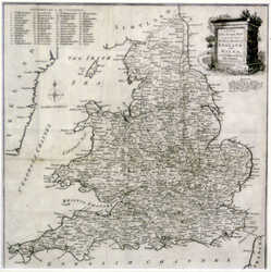 A New And Accurate Map Of The Post Roads Of England And Wales