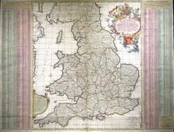 A New Map Of The Kingdome Of England And Wales ...