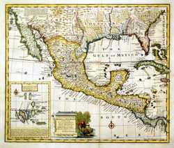 A New & Accurate Map Of Mexico Or New Spain ...