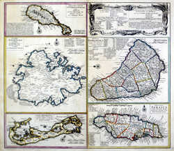Dominia Anglorum In Praecipuis Insulis Americae ... : Homann's Heirs