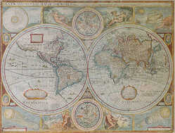 A New And Accurat Map Of The World Drawne ... : J.Speed