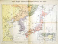 Carte Du Theatre De La Guerre Russo-Japonaise ...