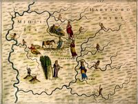 Untitled [Map Of Hertfordshire & Middlesex]