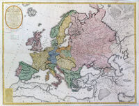 Nouvelle Carte De L'Europe Dans Son Etat Actuel ...