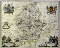 Staffordiensis Comitatus Vulgo Stafford Shire : J.Blaeu