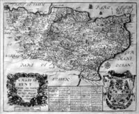 A Mapp Of Kent With Its Laths And Hundreds