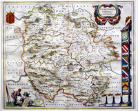 Herfordia Comitatus.  Hereford Shire : J.Blaeu