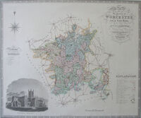 Map Of The County Of Worcester : C. & J.Greenwood